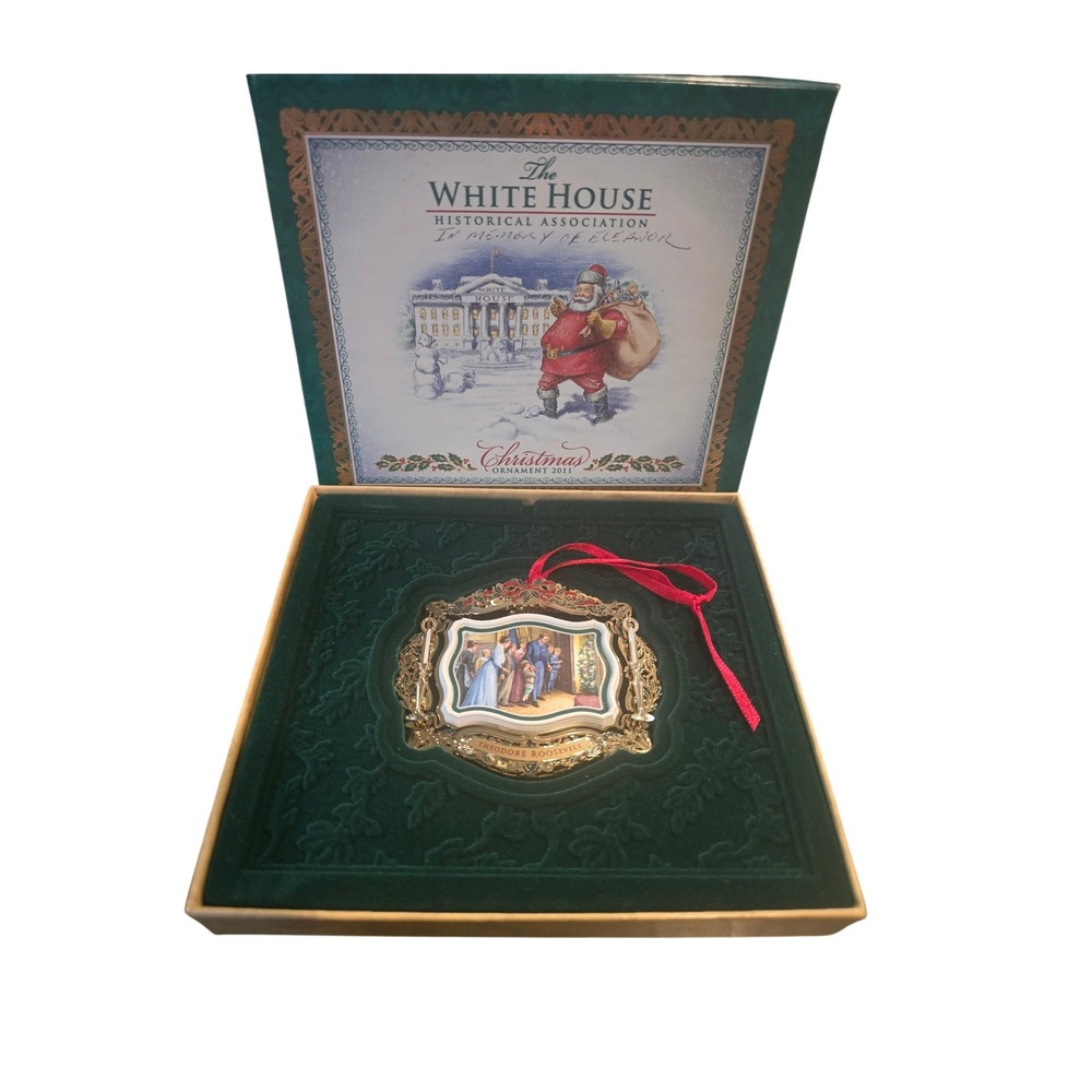 White House Historical Association 2011 Christmas Ornament Theodore Roosevelt